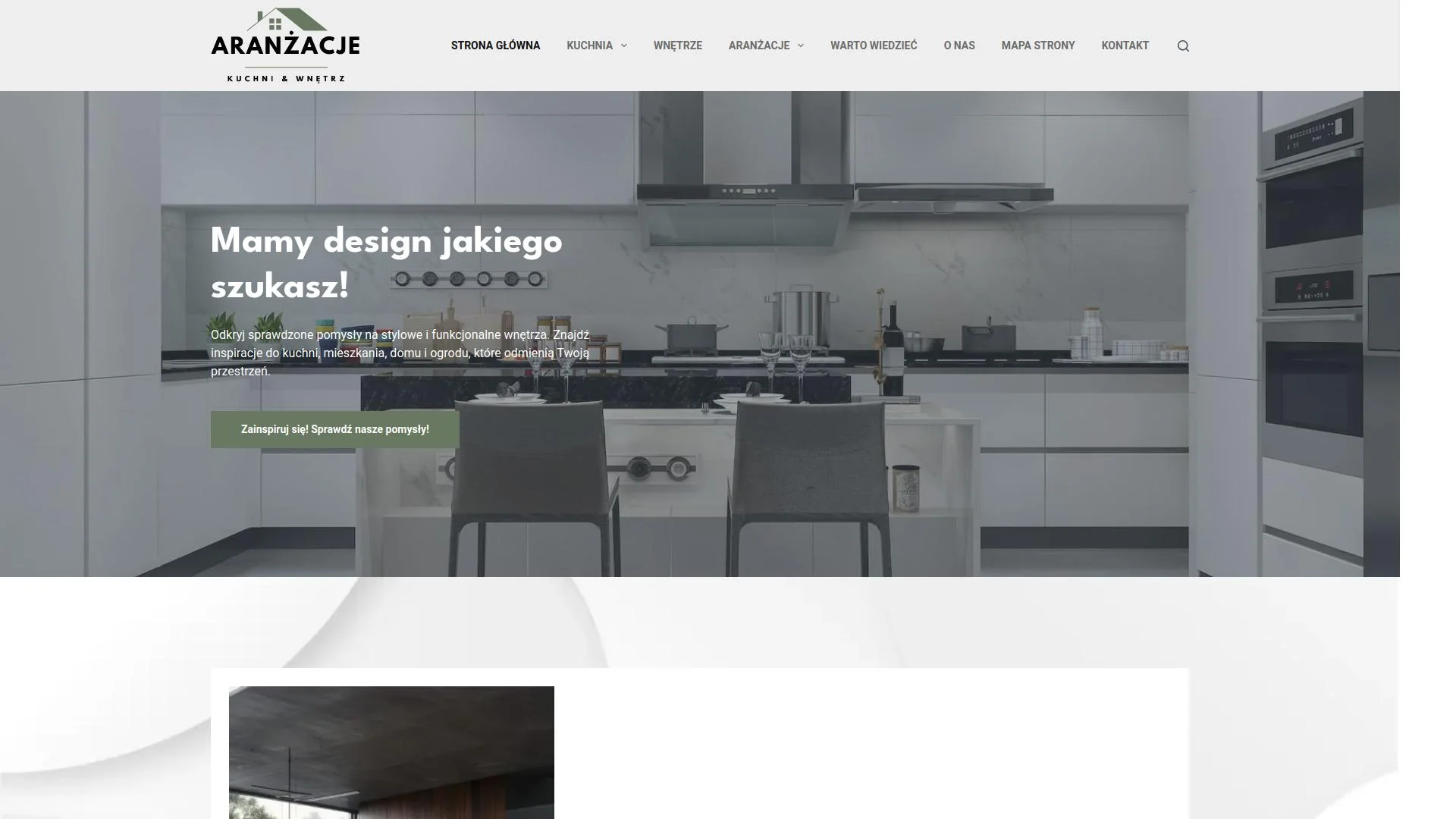 aranzacjekuchni.com.pl — Inspiracje wnętrzarskie